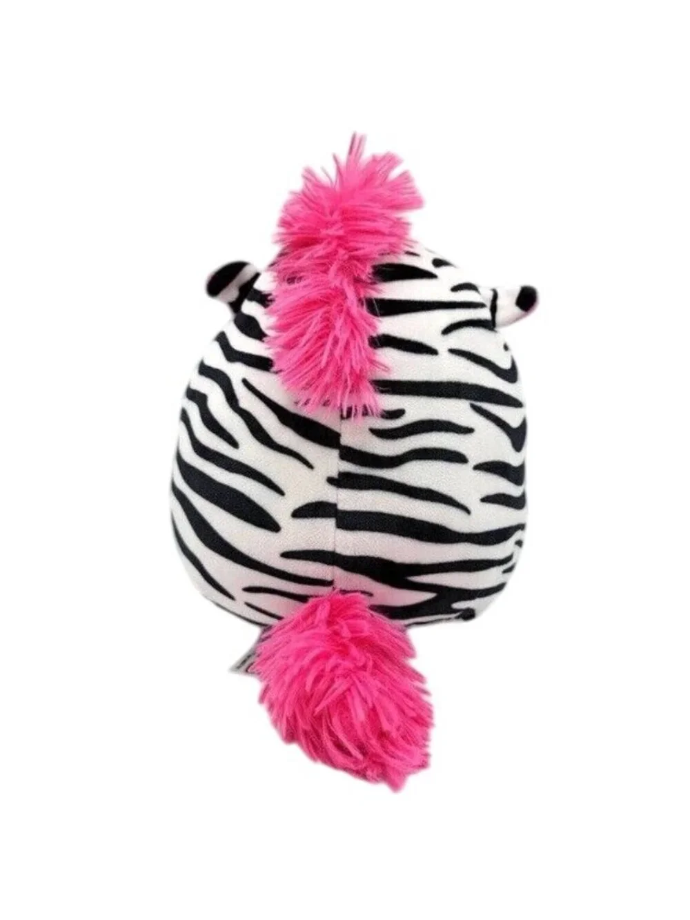 Squishmallows Tracey Mohawk Zebra Plush Black White 8